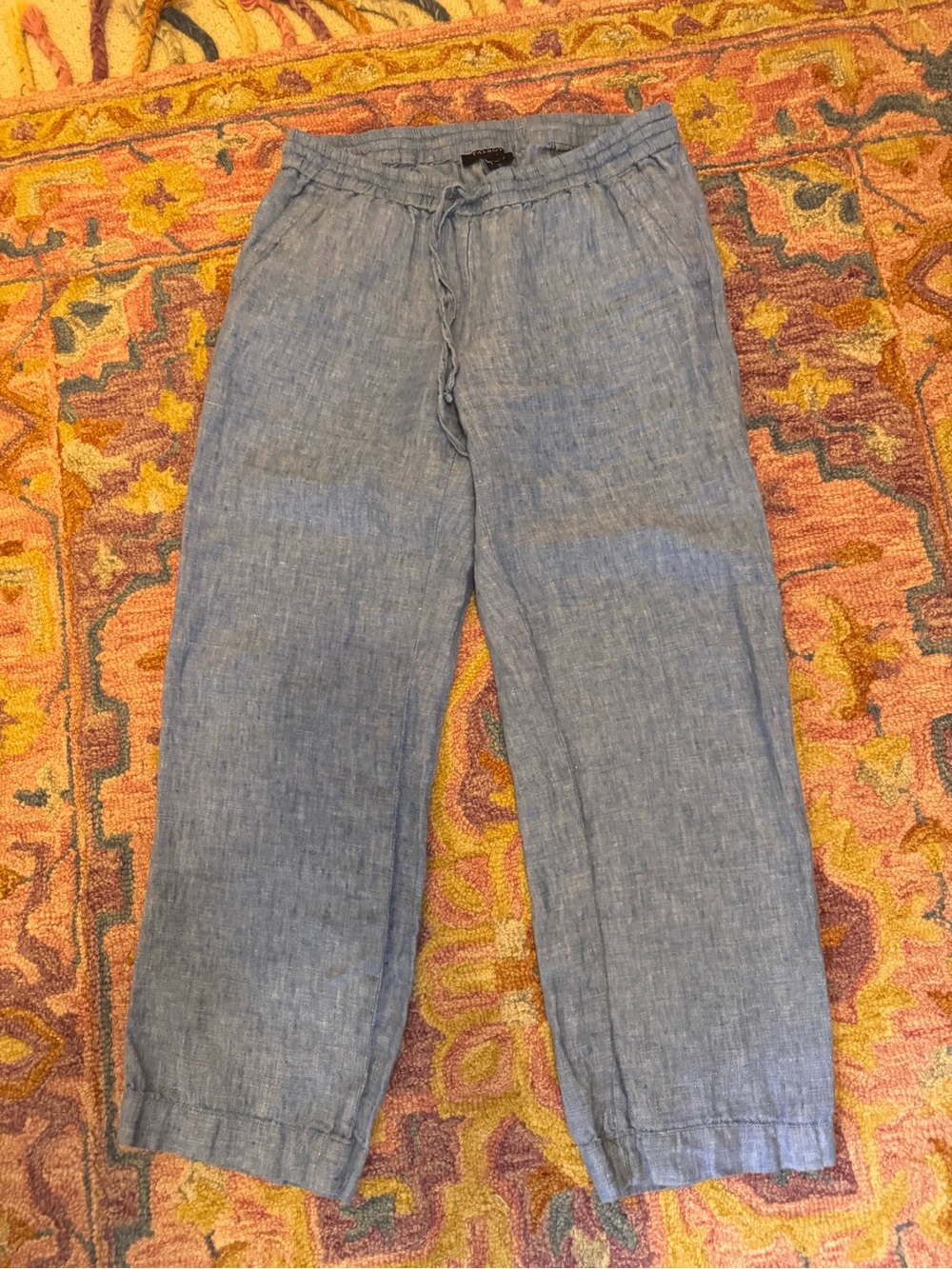 Talbot’s light blue linen pants size 8p